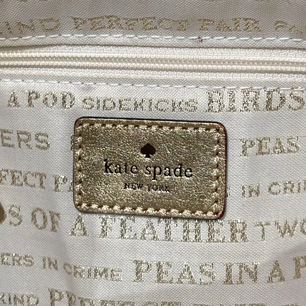 Kate Spade April Wedding Belles Robin's Egg Bridal Clutch Bag Bride Formal Satin